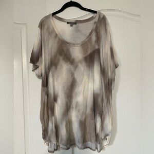 Lisa Rinna Women's Tie-Dye Top Women’s Size 3X